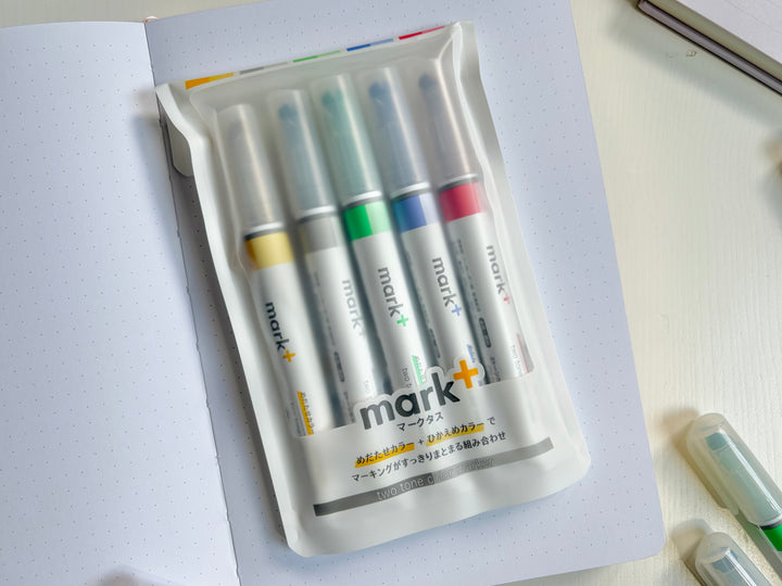 Mark+ 2-Tone Colour Highlighters