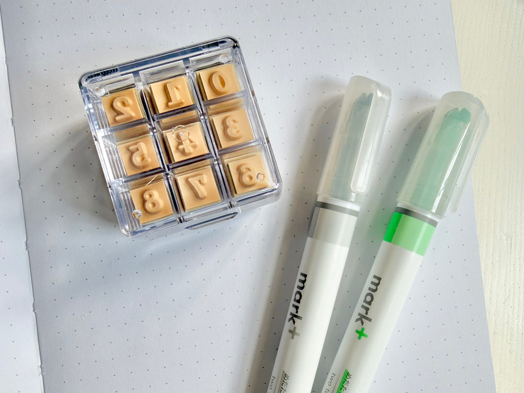Aibo Mini Number Stamp Set