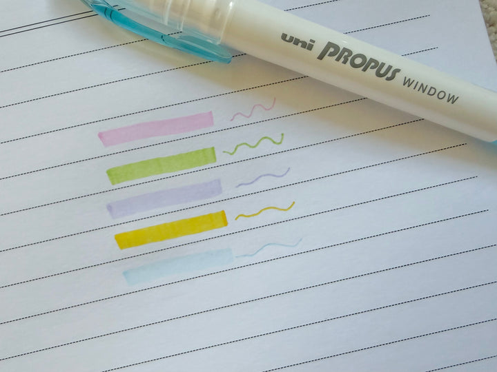 Propus Window Highlighter Pen Set Light Colour