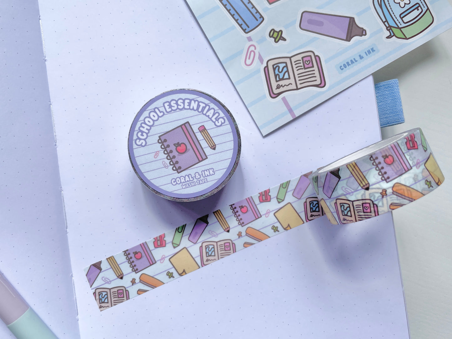 School Essentials Washi Tape