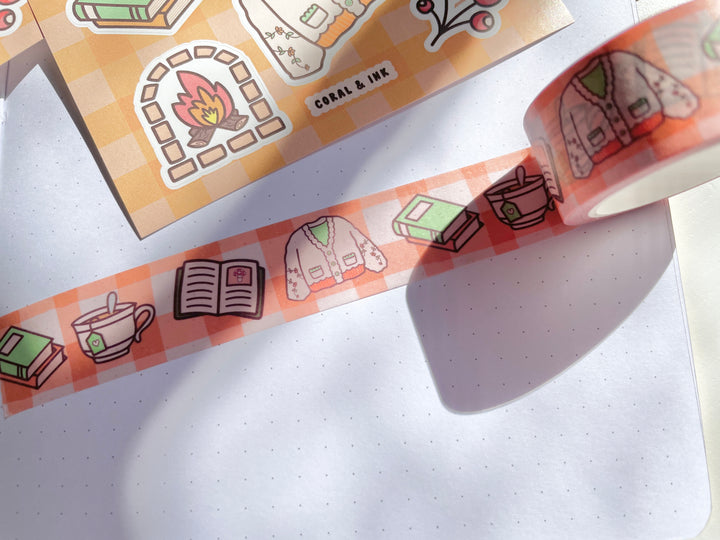 Cozy Book Club Washi Tape
