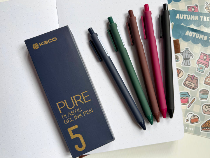 Vintage Colour Retractable Gel Pens