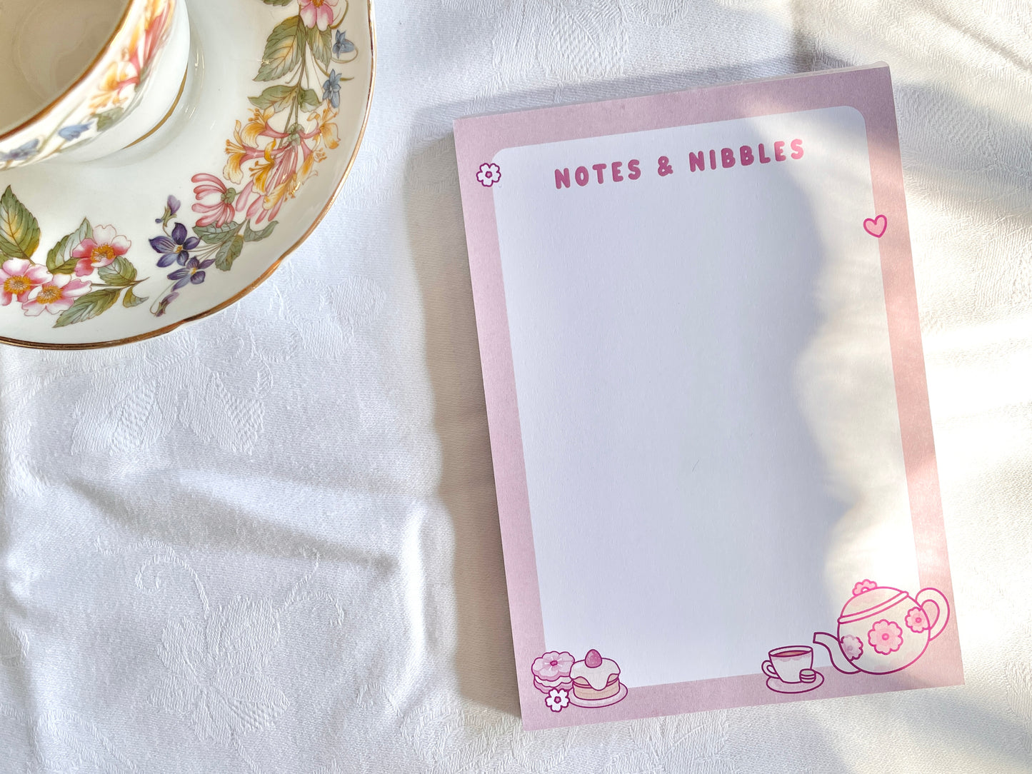 Note & Nibbles A6 Memo Pad