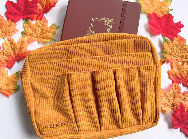 Organisation Stationery Pouch Autumn Winter Colours