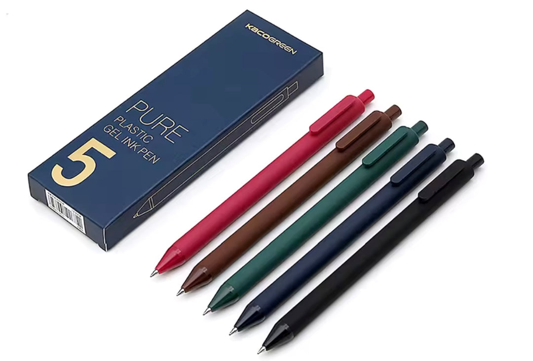Vintage Colour Retractable Gel Pens
