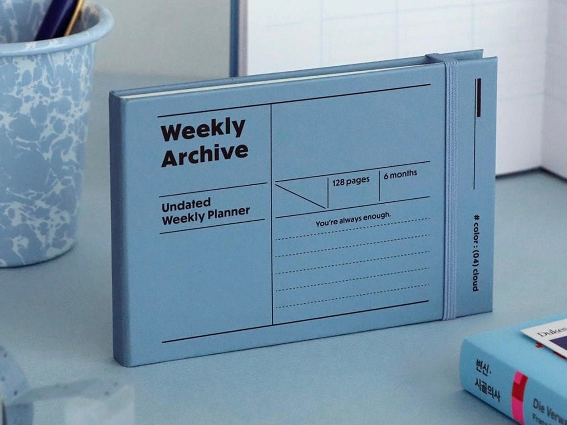 Undated Weekly Archive Planner