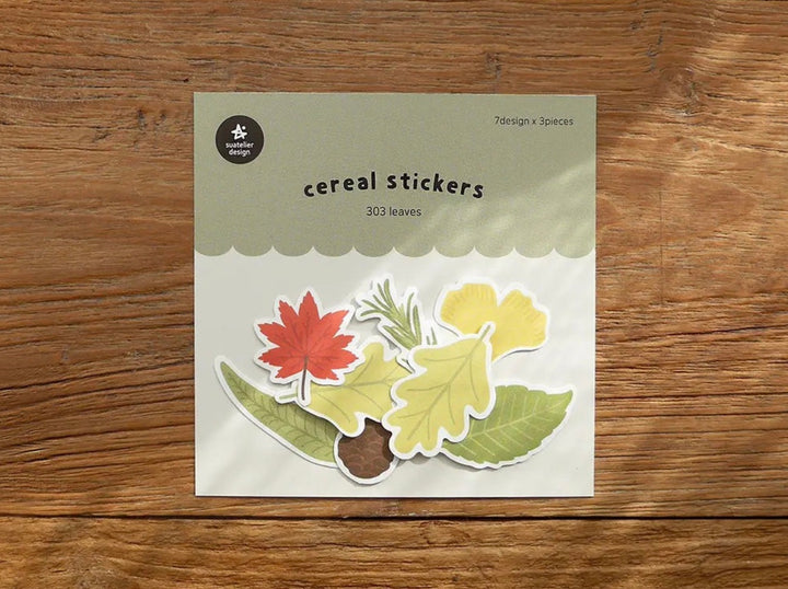 303 Leaves Cereal Stickers