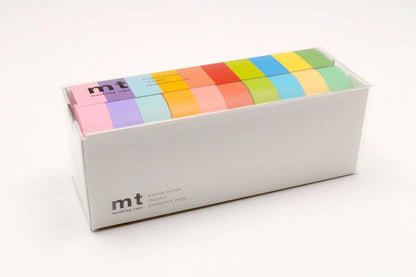 Box of 10 Light Colour Washi Tape 15mm