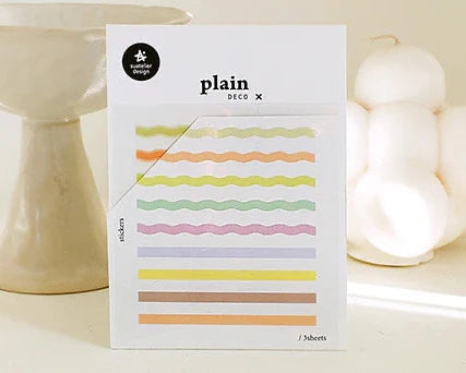Plain Deco 78 Stickers