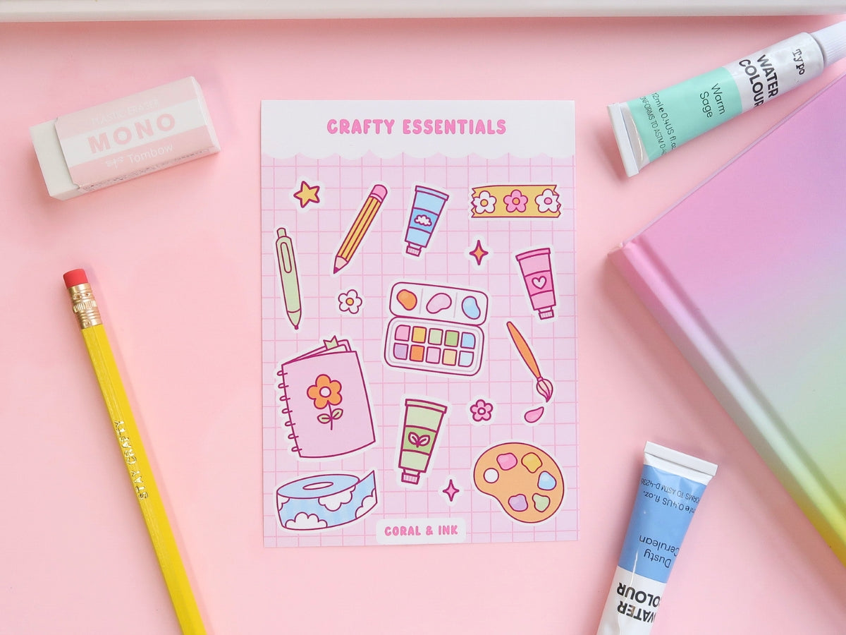 Crafty Essentials Sticker Sheet