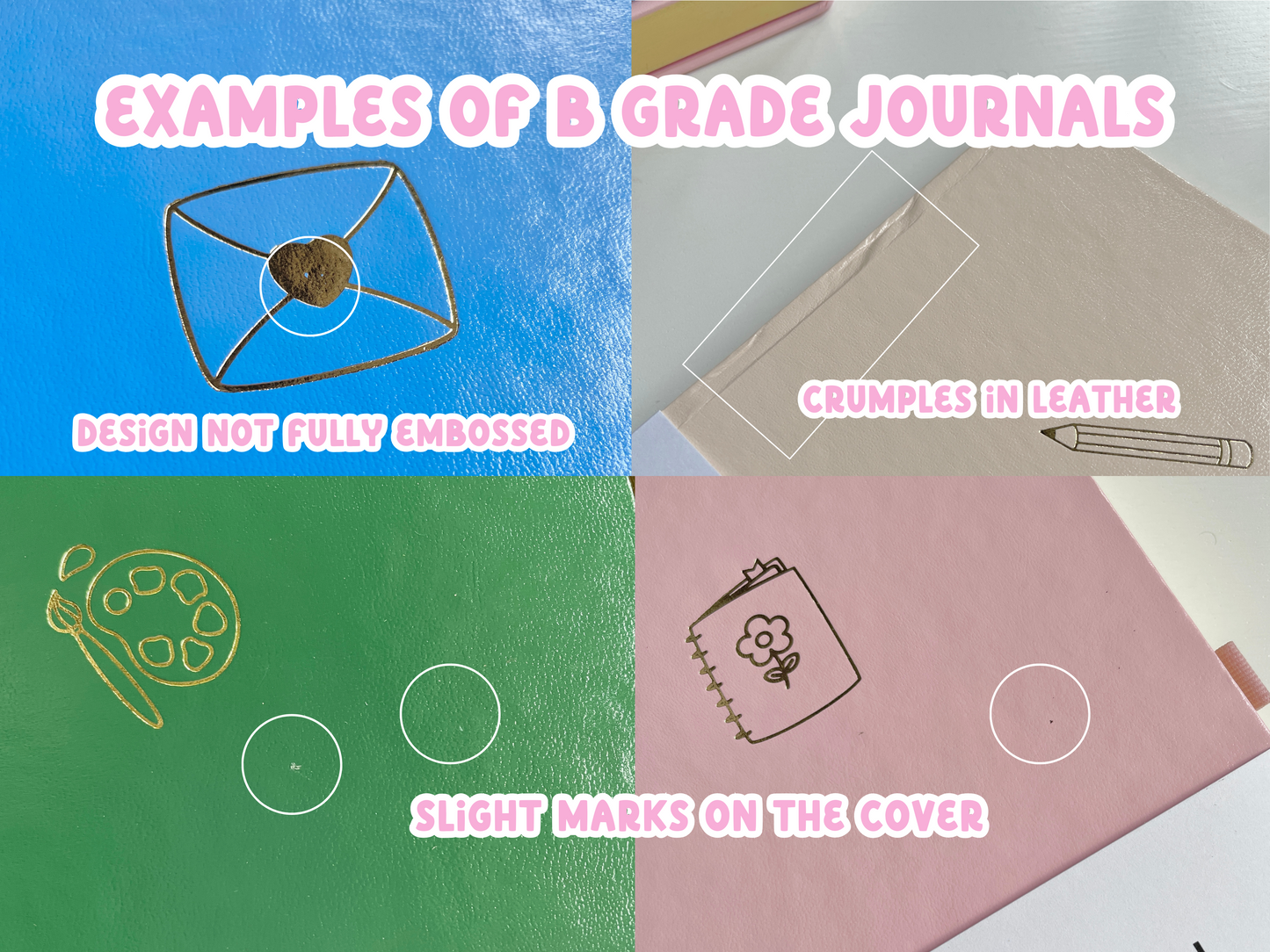 B Grade Cotton Candy Blush Journal