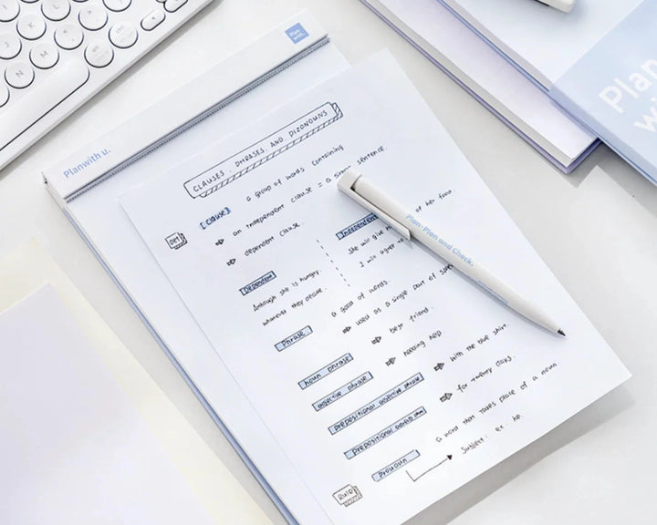B5 Perforated Coloured Paper Notepad