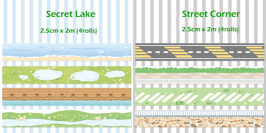 Backdrop Washi Tapes