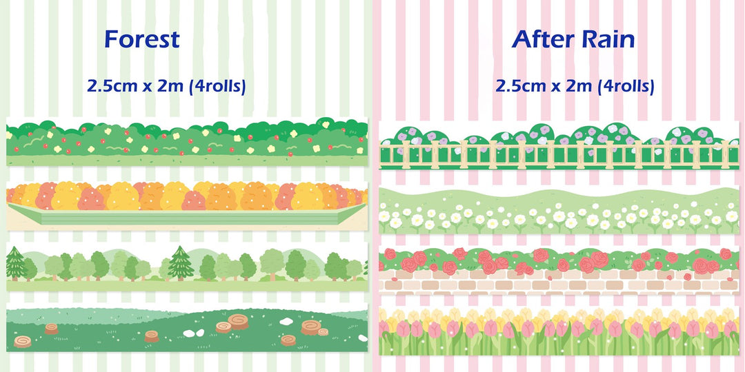 Backdrop Washi Tapes