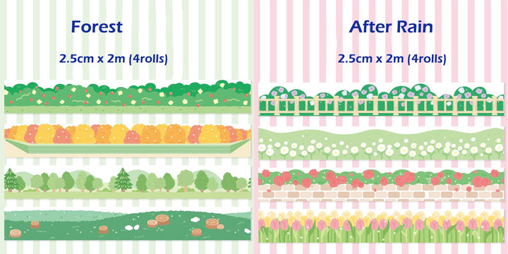 Backdrop Washi Tapes