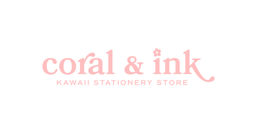 Kawaii Stationery Blog, Coral & Ink