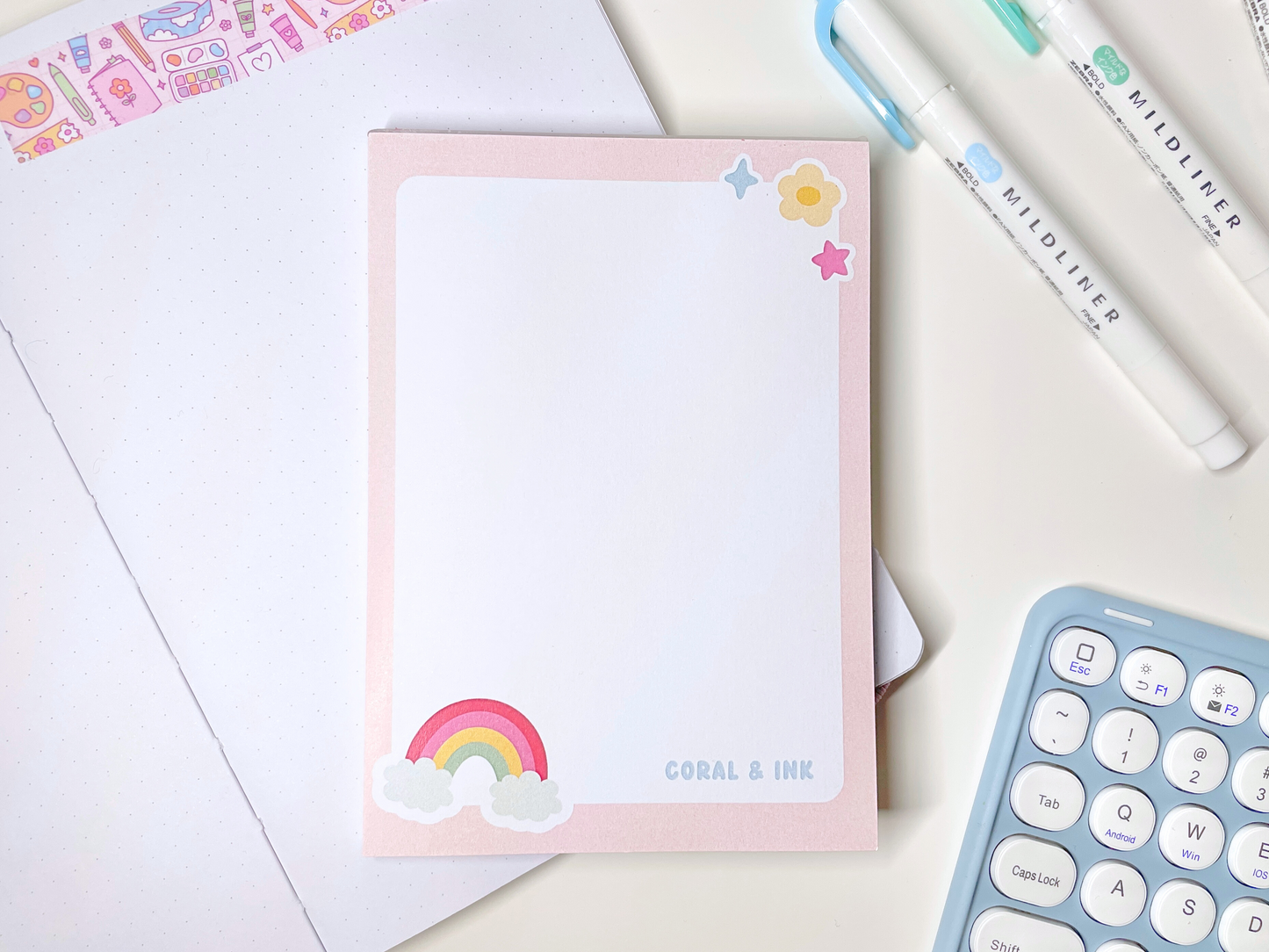 Positive Doodles A6 Memo Pad