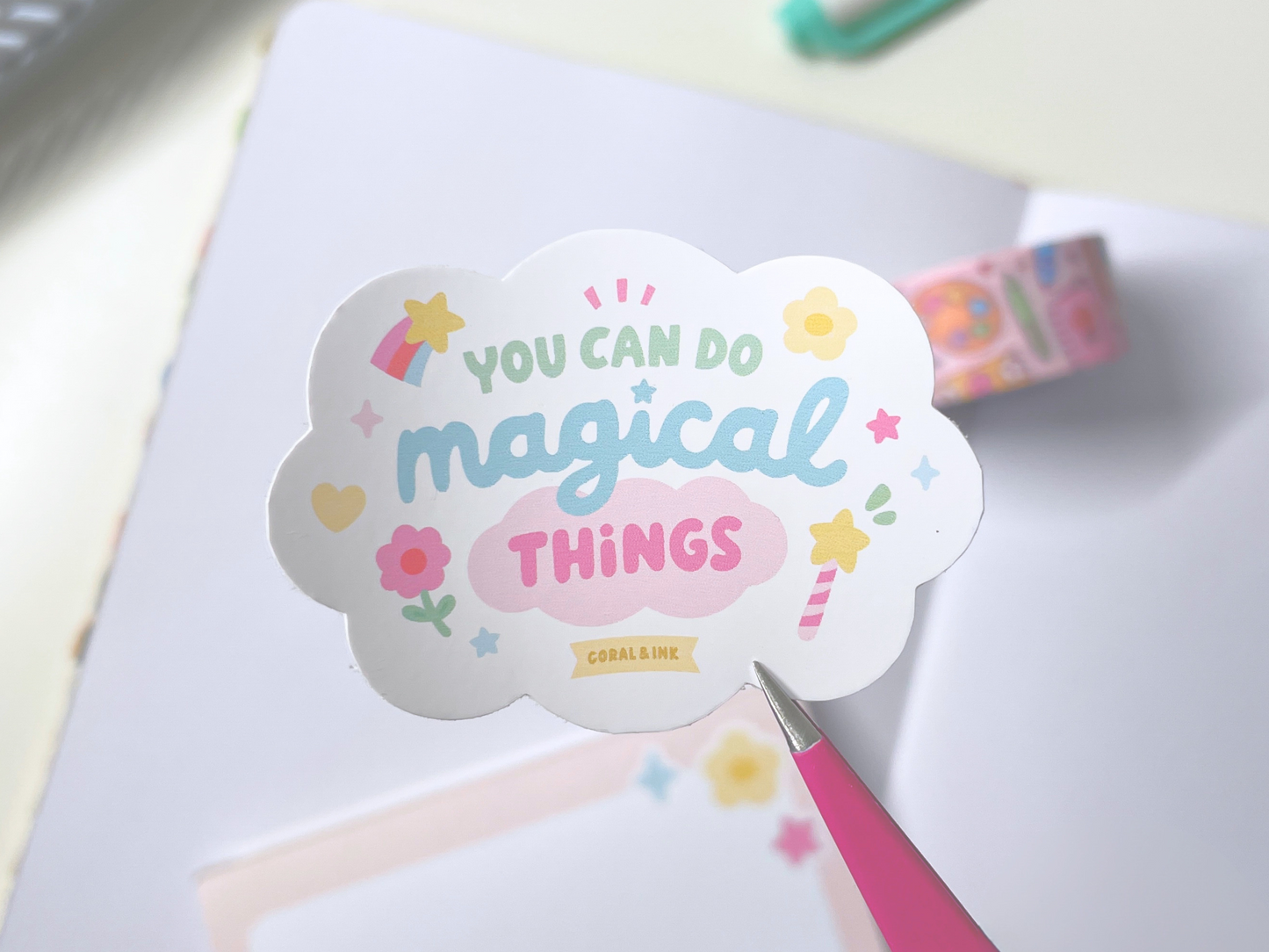 You Can Do Magical Things Sticker Decal
