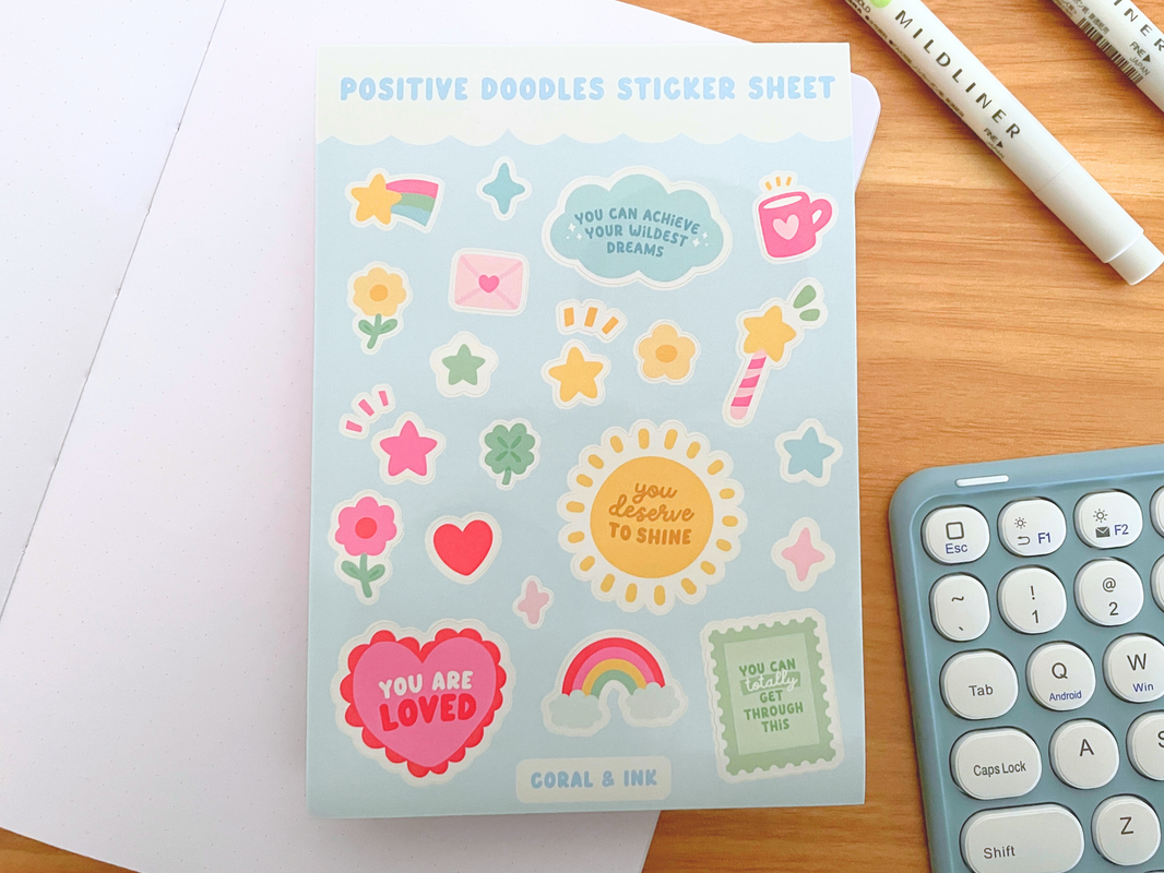 Mental Health Awareness Stationery | Cute Stationery UK – Coral & Ink