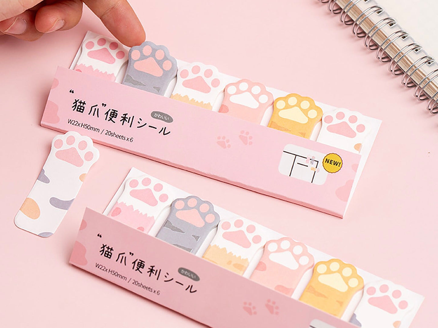 Cat Paw Page Markers