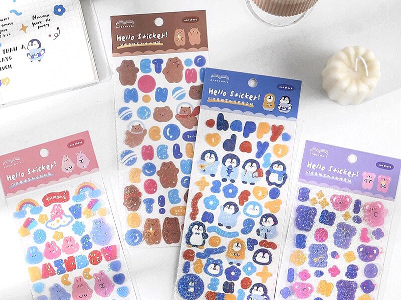Kawaii Animal Sticker Sheet