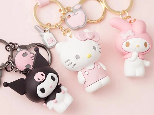 Super cute keychains featuring all your favourite Sanrio characters!