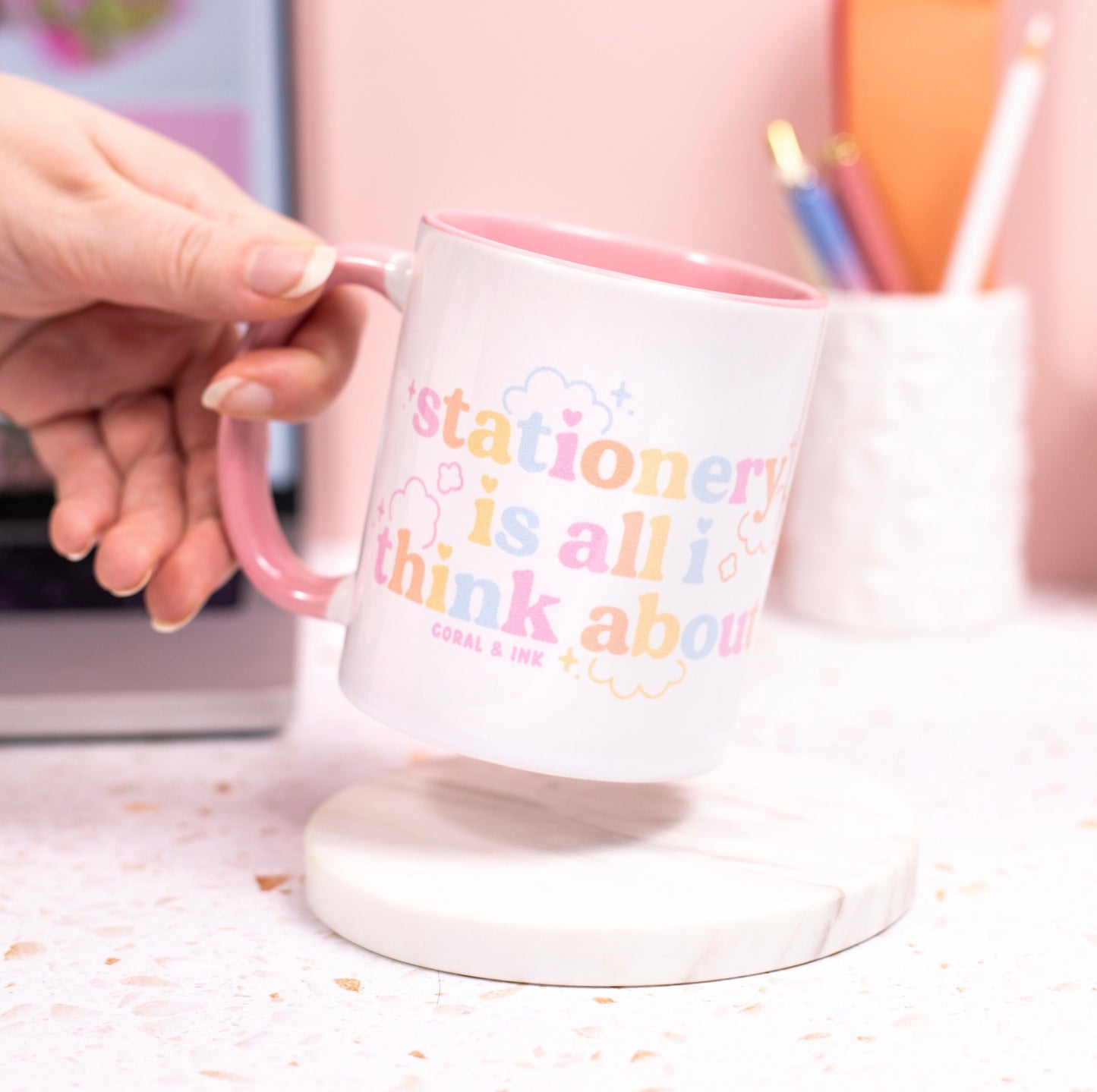 Stationery Is All I Think About Mug