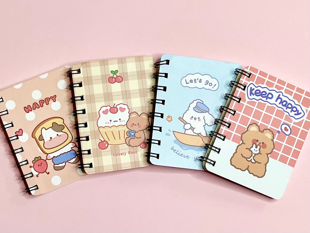 Mini Kawaii Notebooks | Cute Stationery – Coral & Ink