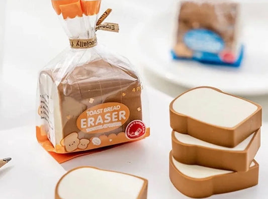 Toast Erasers Set
