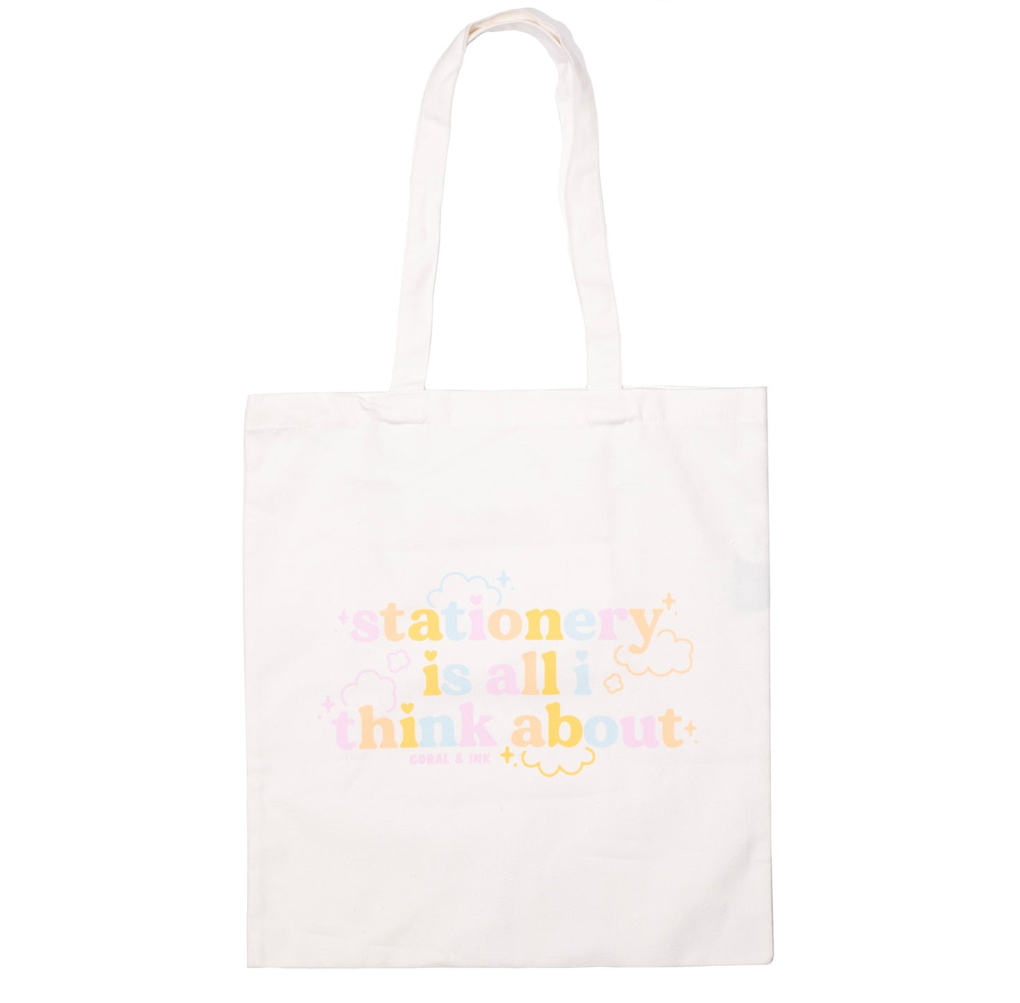 Stationery Is All I Think About Tote Bag
