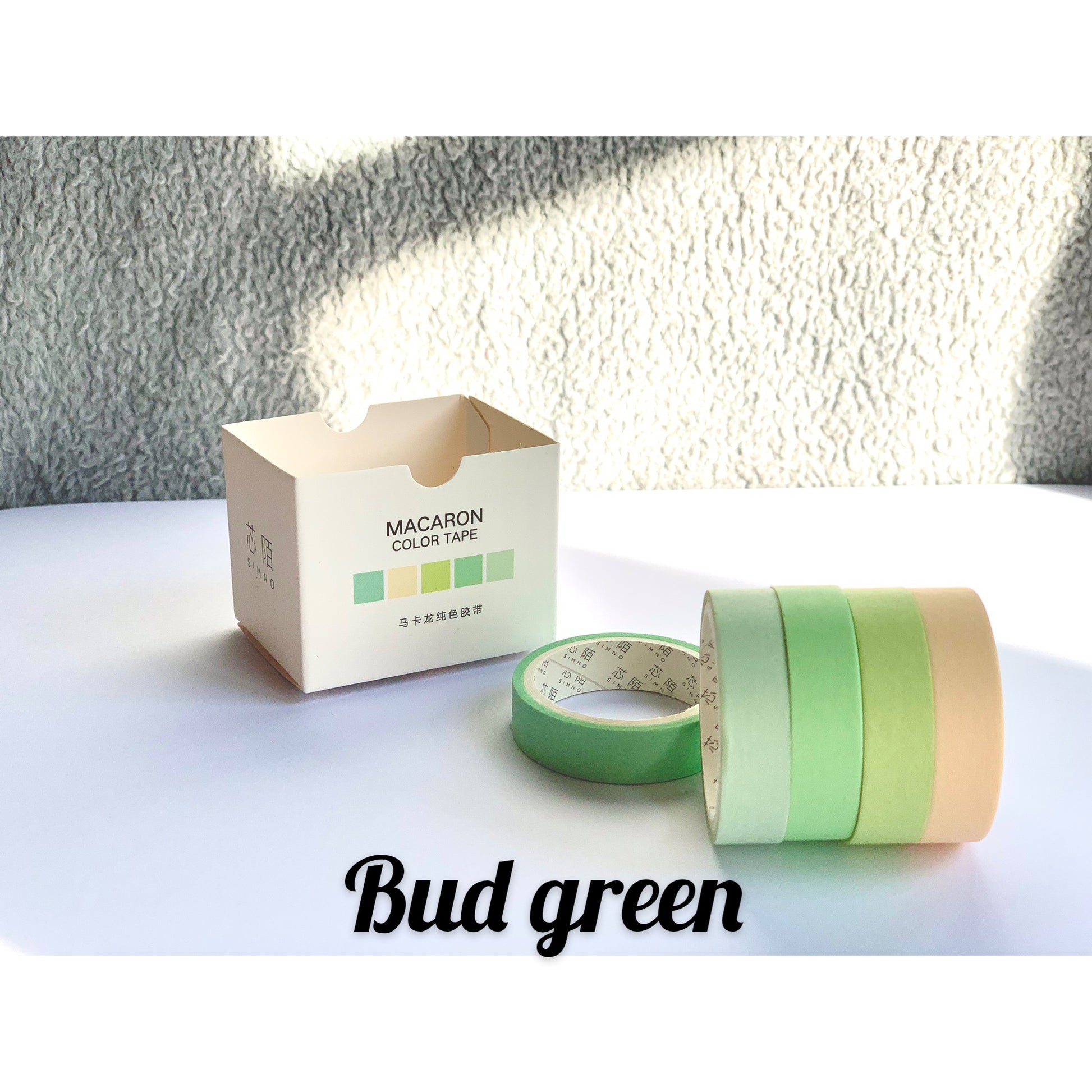 the bud green washi tape 5 pack from coral and ink