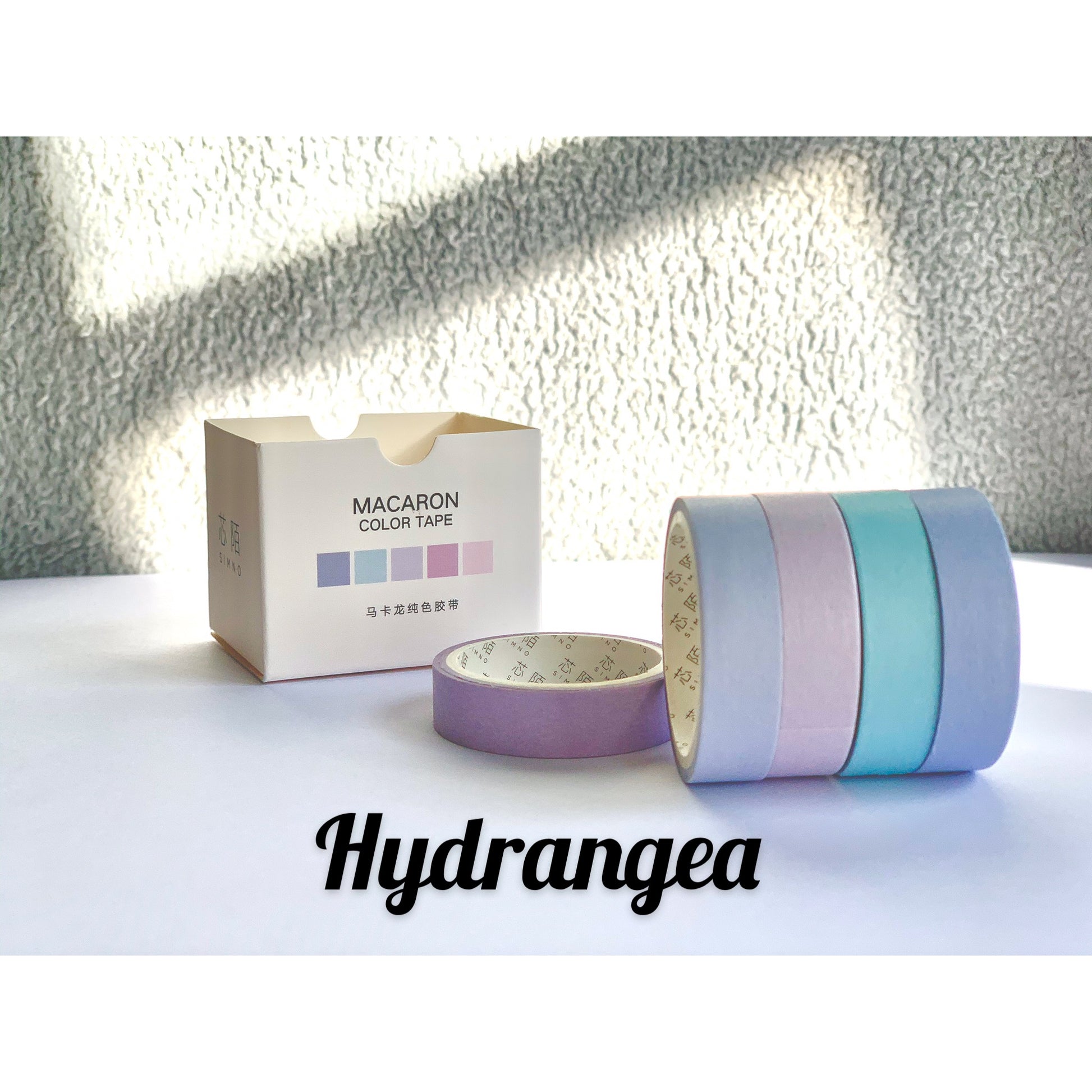 the hydrangea washi tape 5 pack from coral and ink