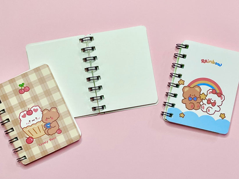 Mini Kawaii Notebooks | Cute Stationery – Coral & Ink