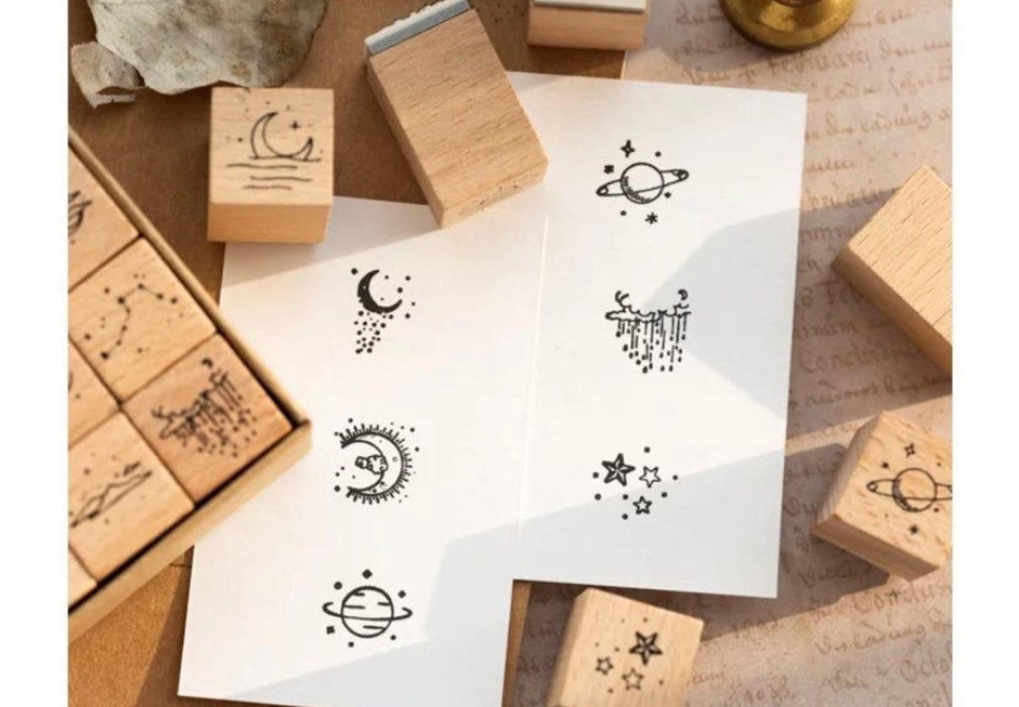Moon and Celestial Stamp Set