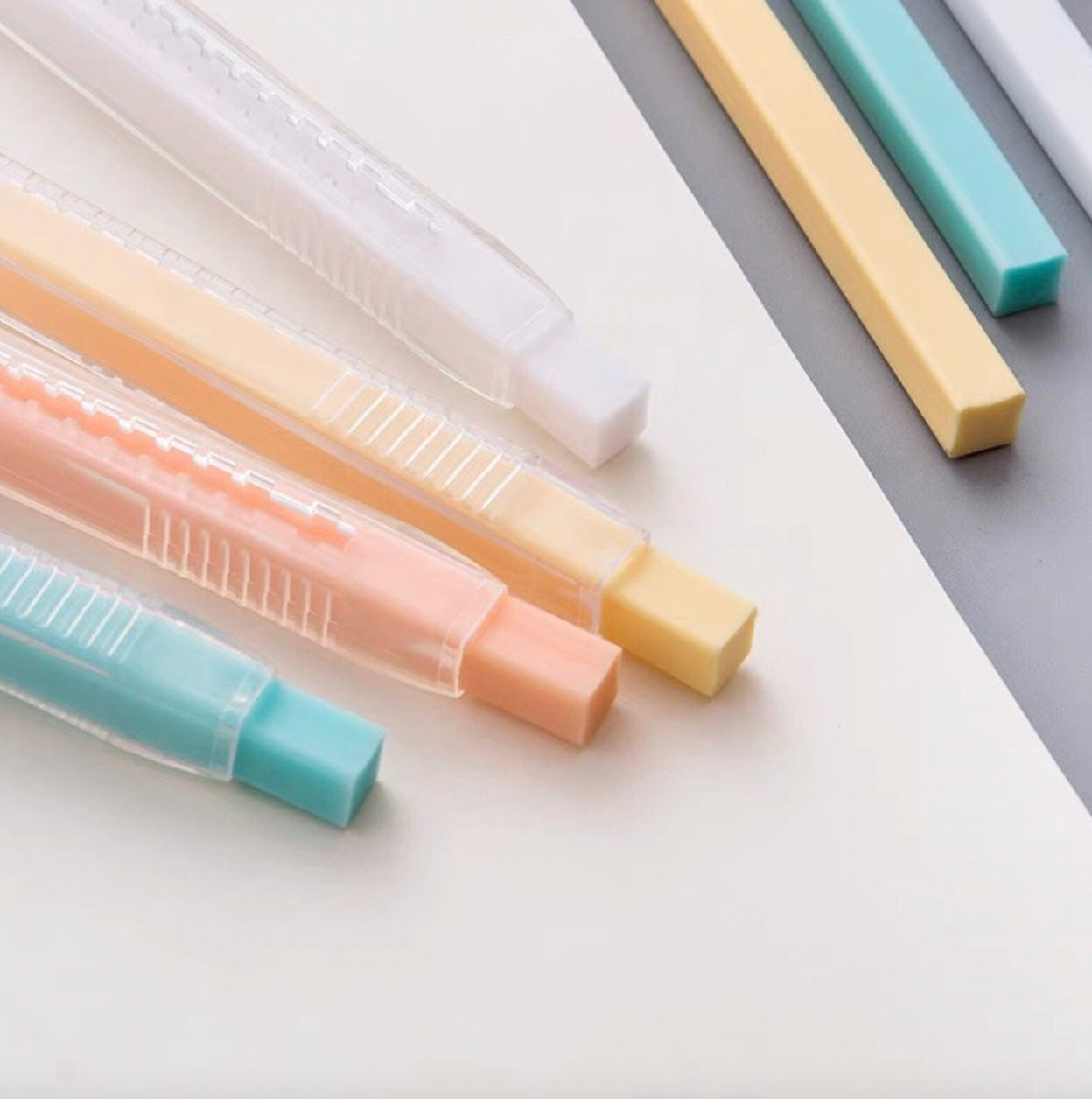 Kokuyo Pastel Cookie Retractable Erasers