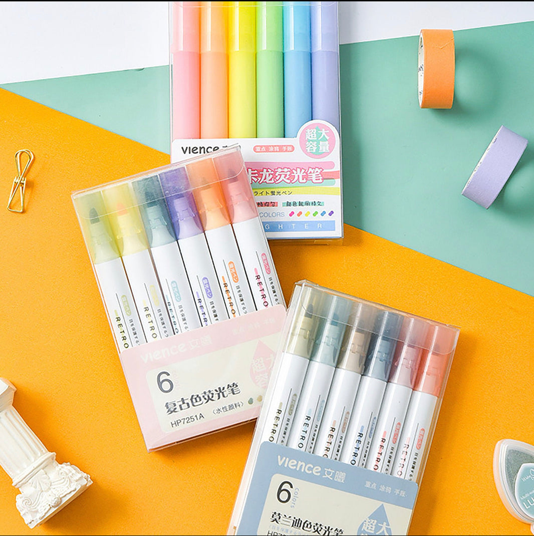 Kawaii Highlighters | Cute Stationery Supplies | Coral & Ink