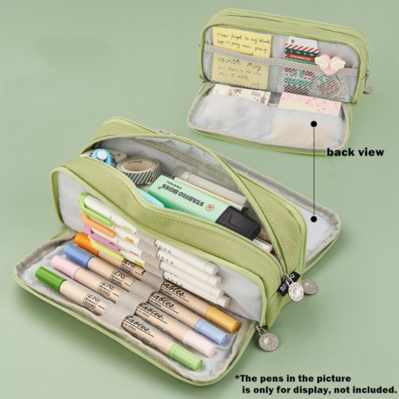 Multi-compartment pencil case