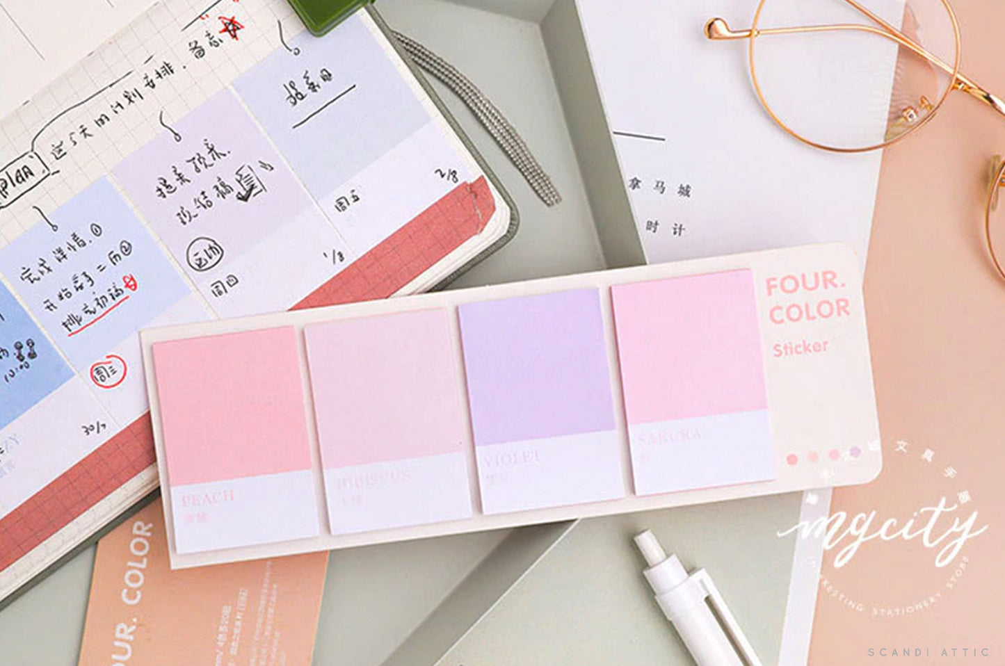 Pantone sticky notes