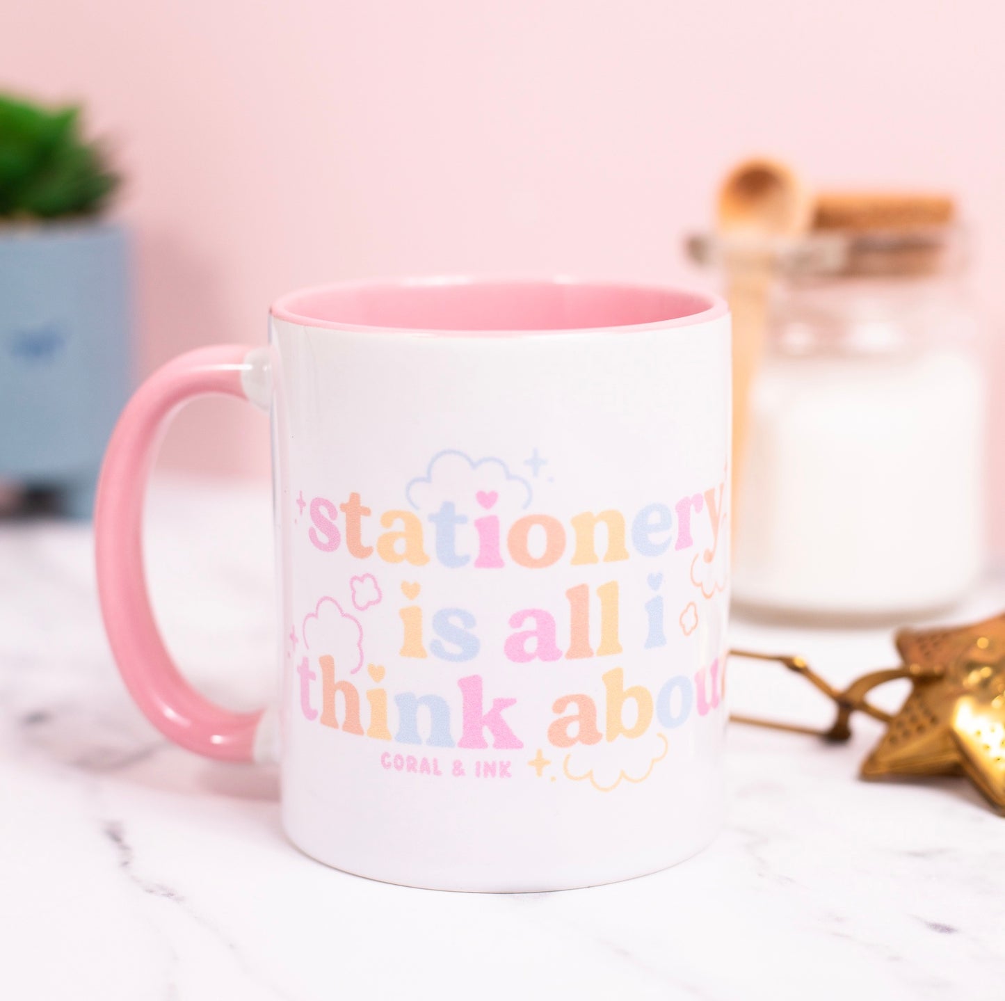 Stationery Is All I Think About Mug