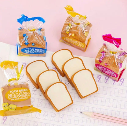 Toast Erasers Set