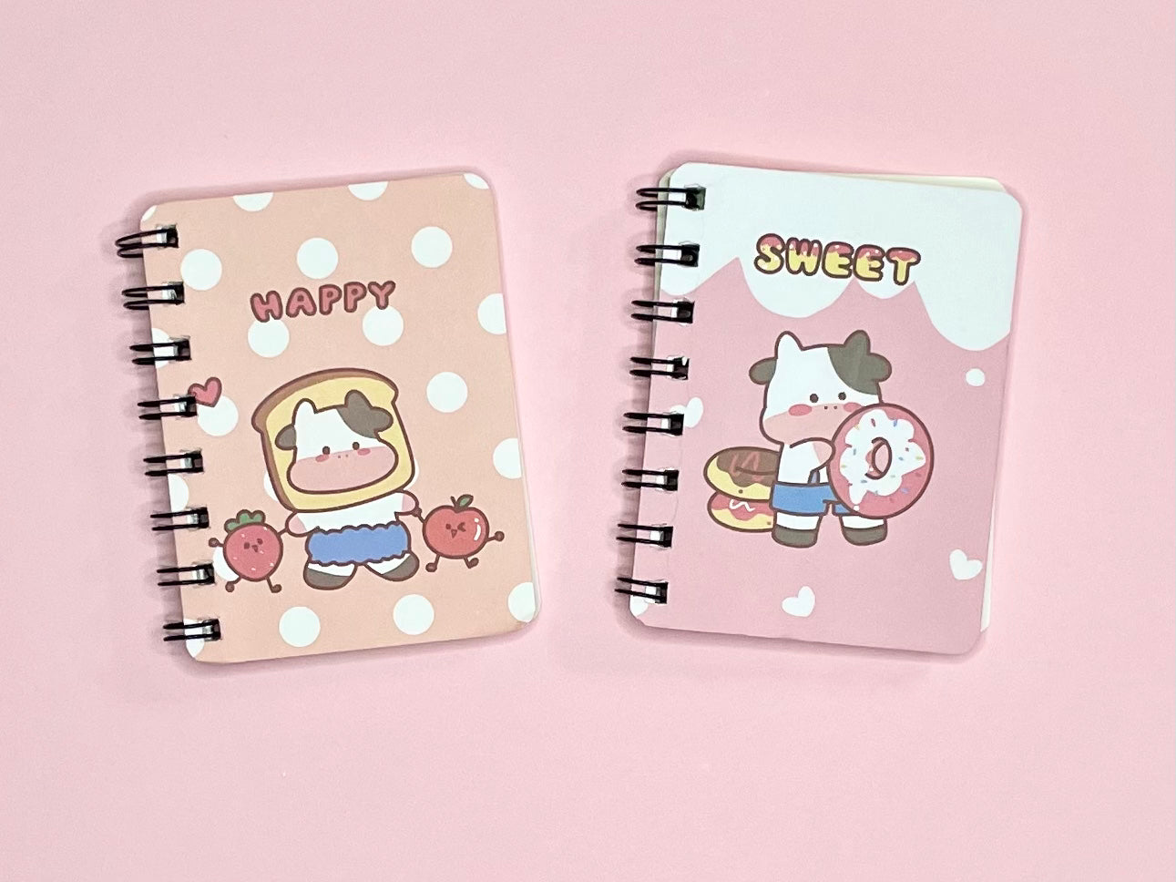 Mini Kawaii Notebooks  Cute Stationery – Coral & Ink