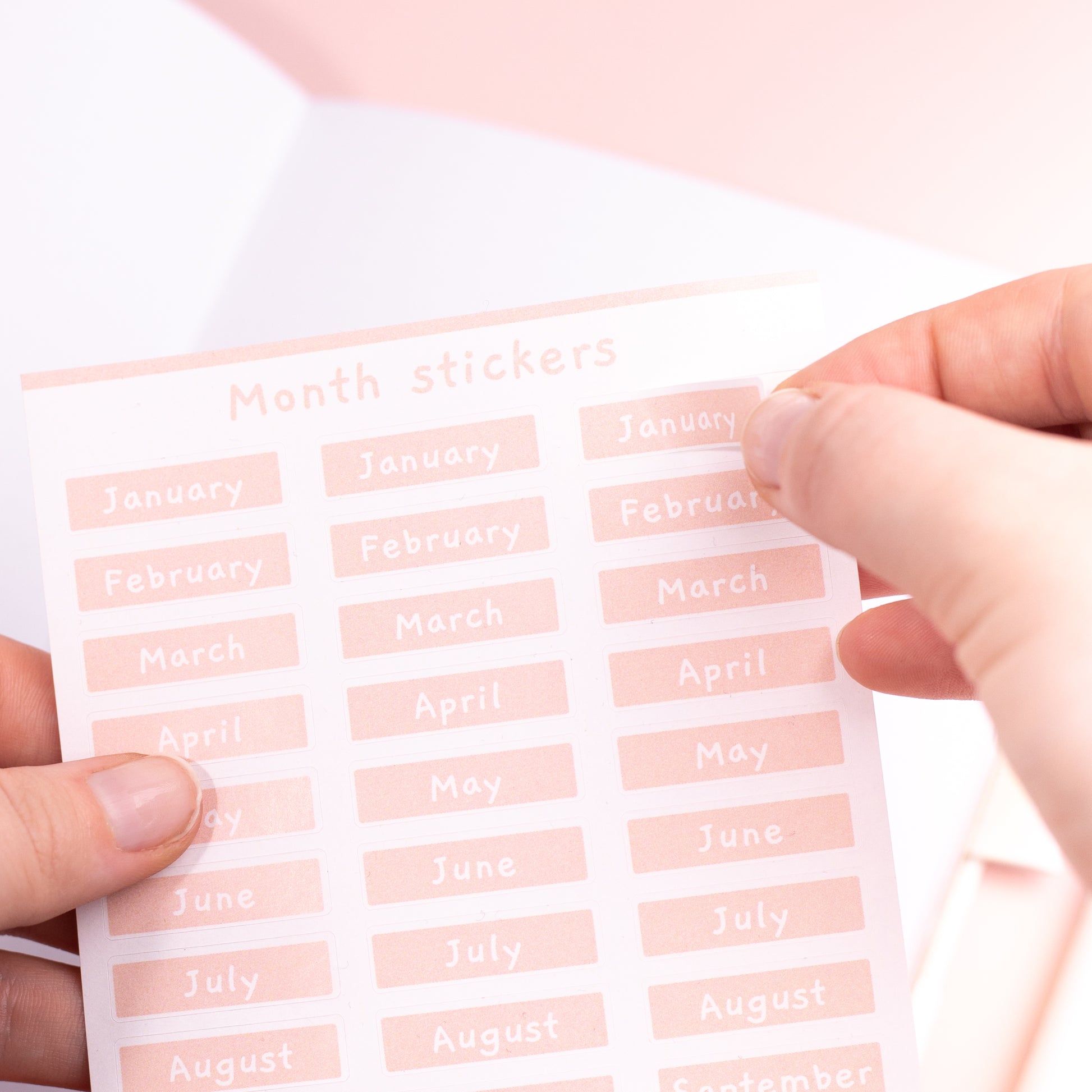  Monthly Planner Sticker Sheets