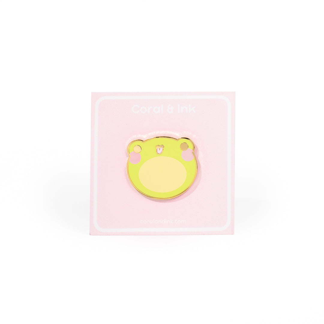Multi-Coloured Frog Hard Enamel Pins