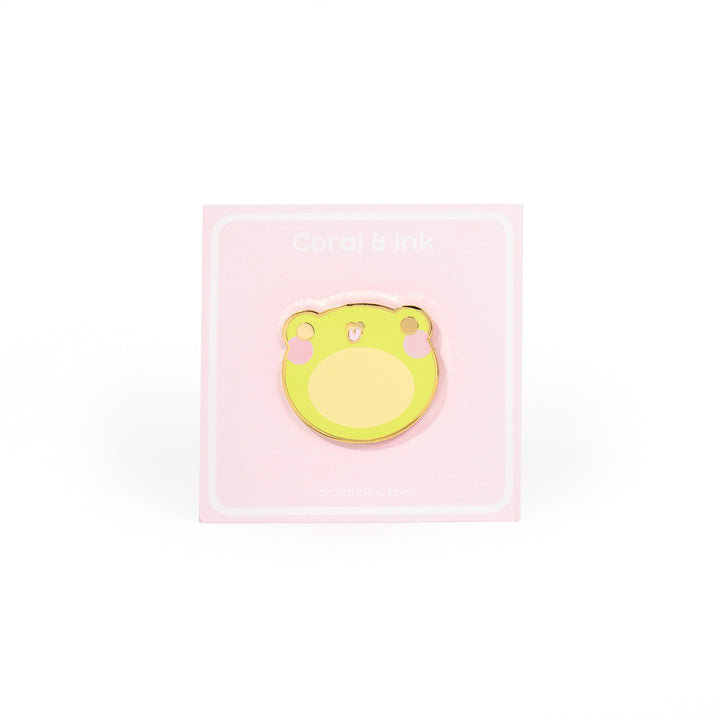 Multi-Coloured Frog Hard Enamel Pins