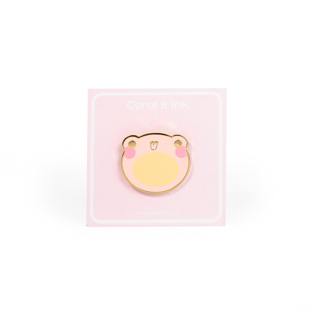 Multi-Coloured Frog Hard Enamel Pins