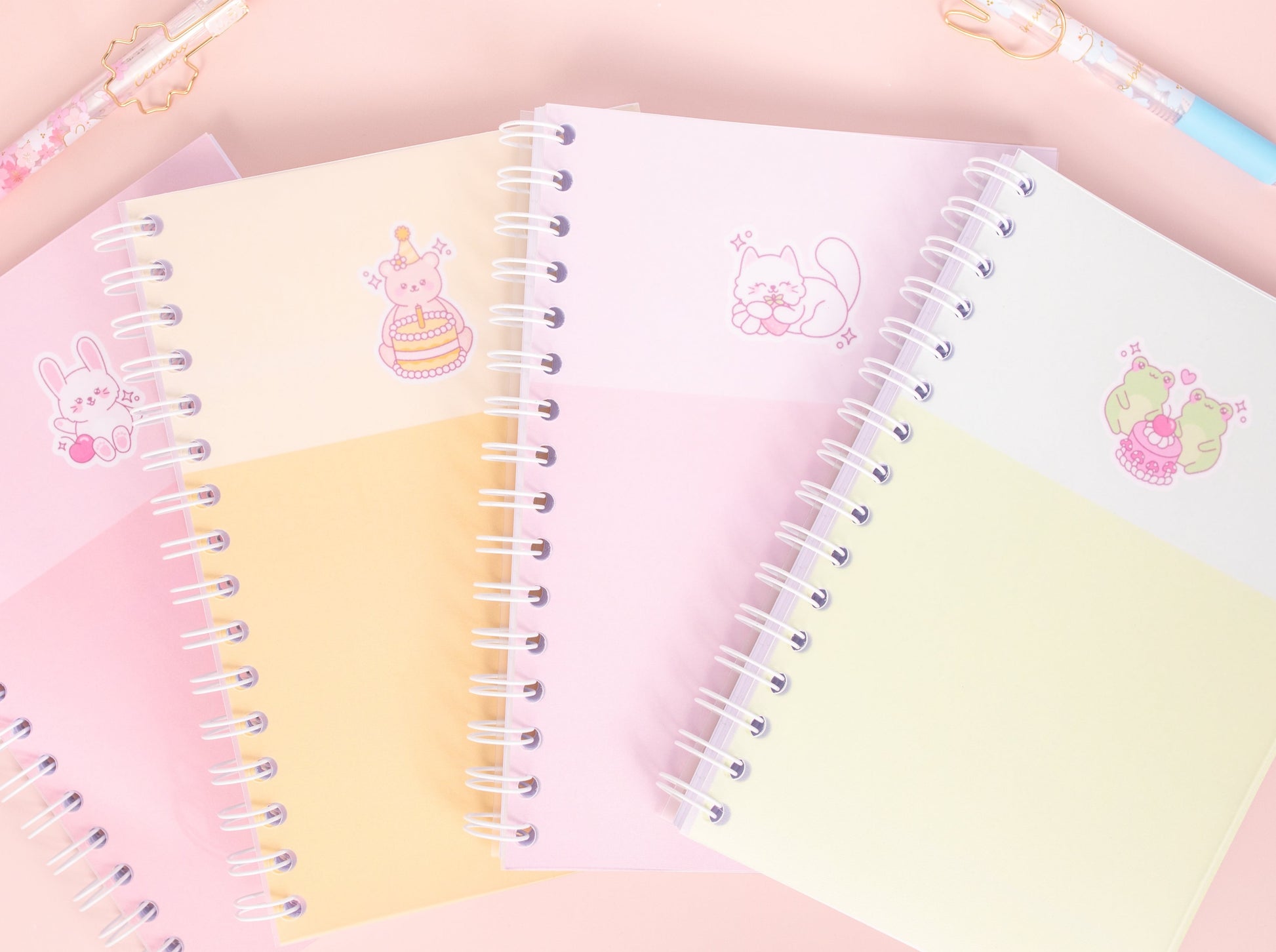 Cute School Girl Kawaii Notebook Kawaii Notebook, Soft Hard Cover Cute  Journal Notebook 