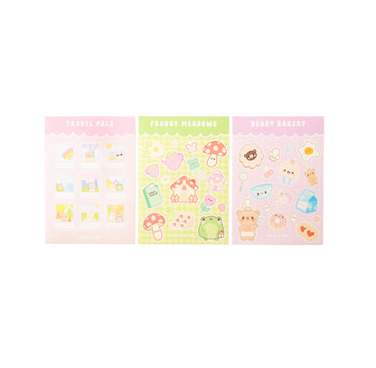 Kawaii Animal Sticker Sheets