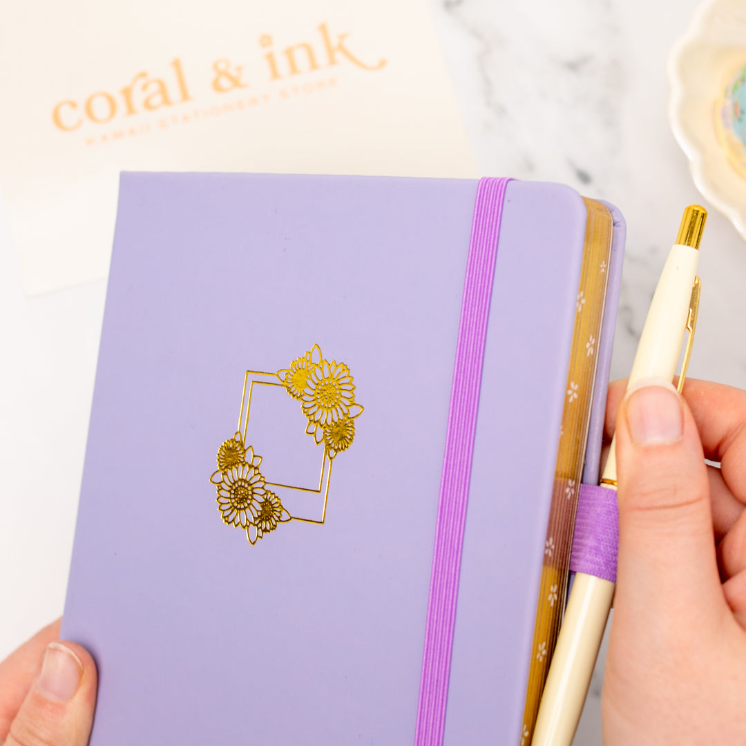Sunflower A5 Dot Grid Journal
