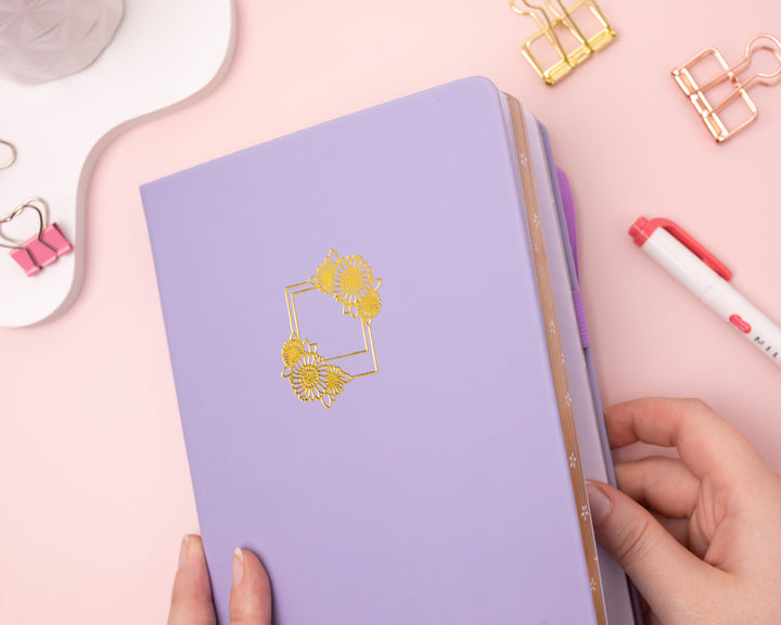 Sunflower A5 Dot Grid Journal