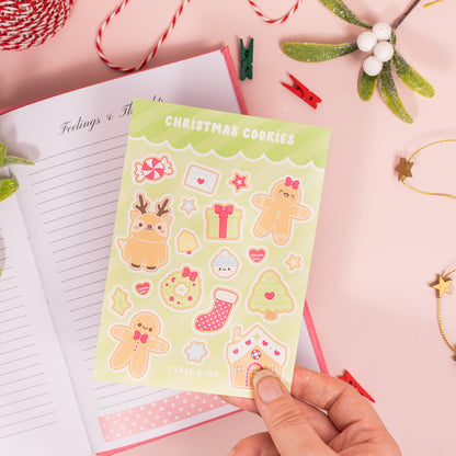 Kawaii Christmas Sticker Sheets